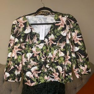 Amour Vert Flower Blouse